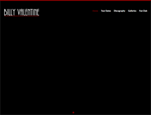 Tablet Screenshot of billy-valentine.com